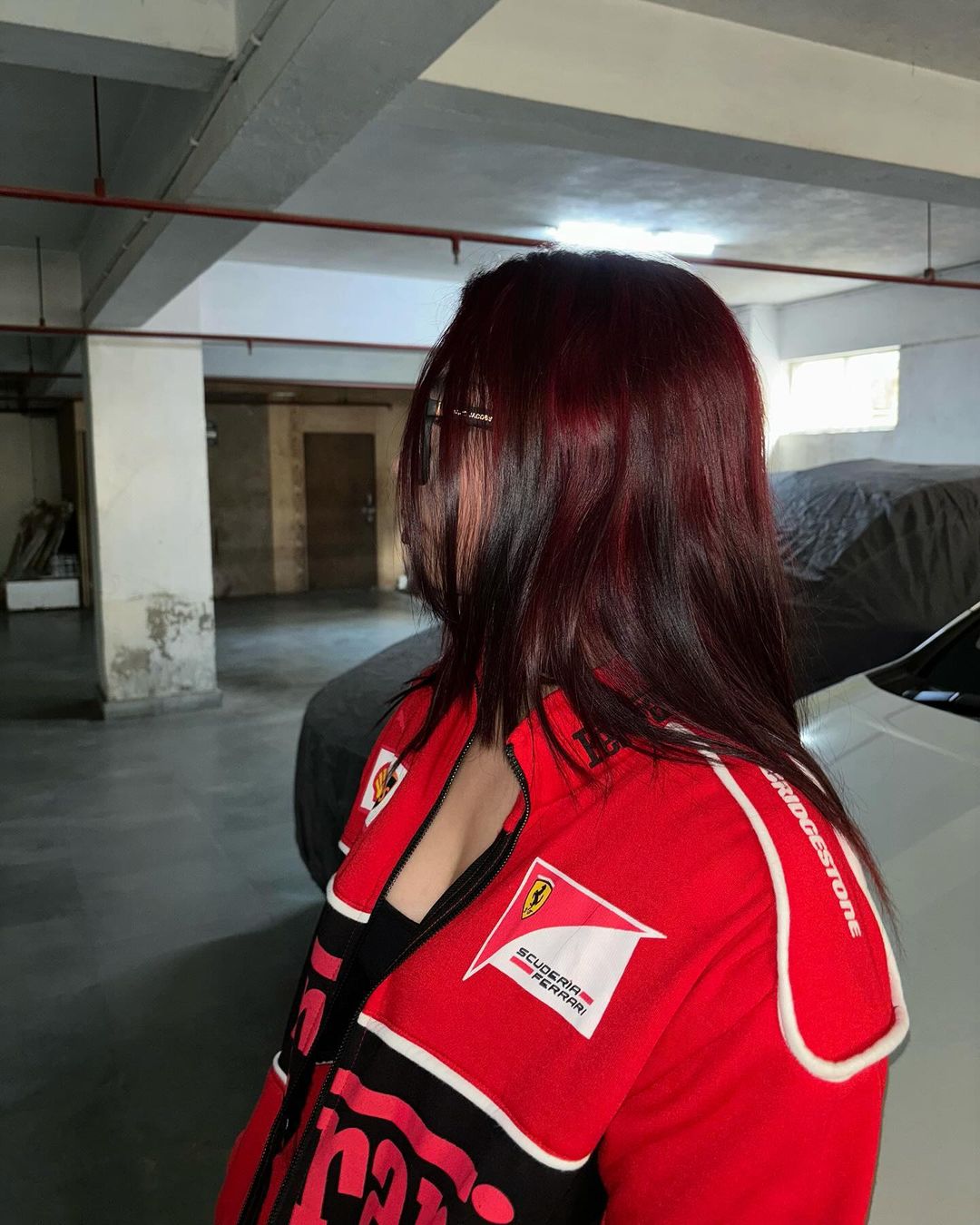 Vintage Red Ferrari F1 Racer Jacket Iconic Jacket