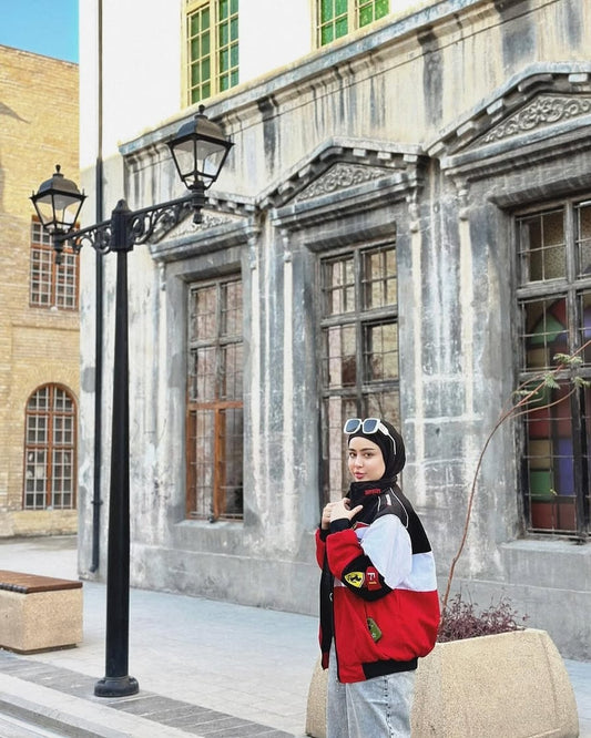 Red & White Ferrari Racing Jacket – Bold F1 Style, Track-Inspired Look