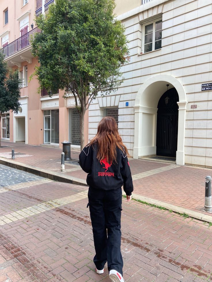 Black Ferrari F1 Racing Jacket – Premium Streetwear Edition
