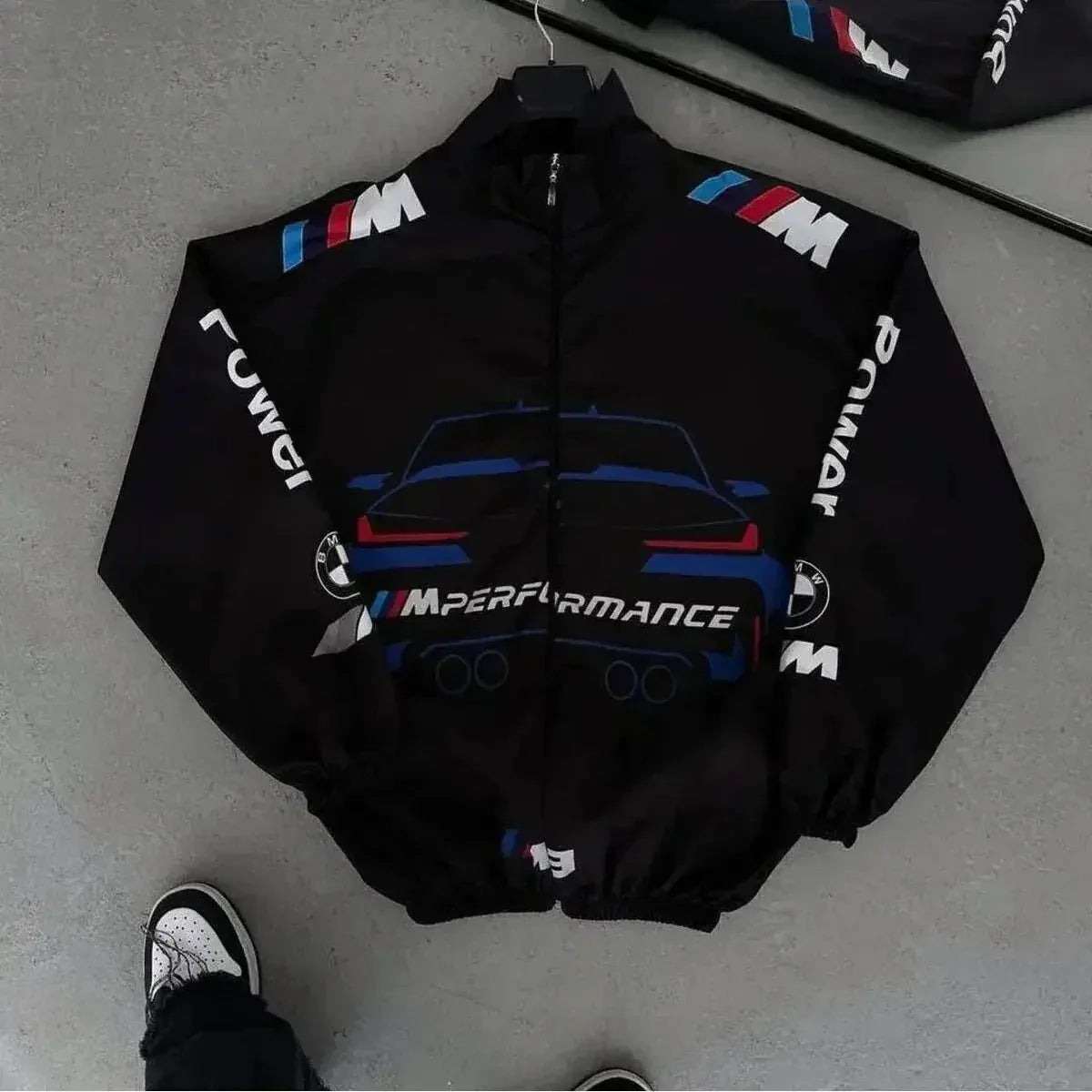 bmw e30 motorsport inspired streetwear racing jacket