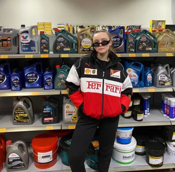 Ferrari F1 Vintage Racer Jacket | Classic Motorsport Fashion