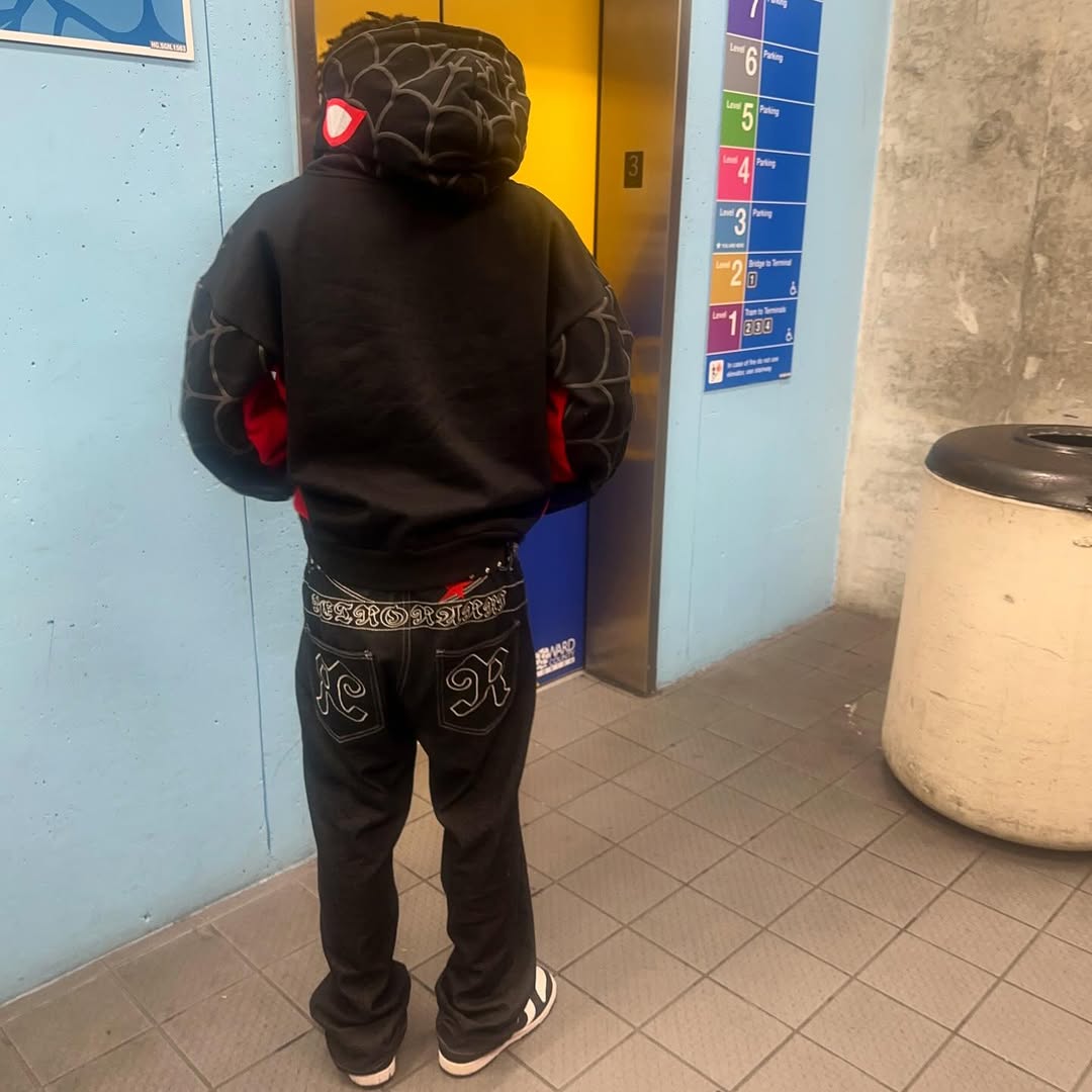 Spidey Society OG Black Zip-Up Jacket – Shadow Edition