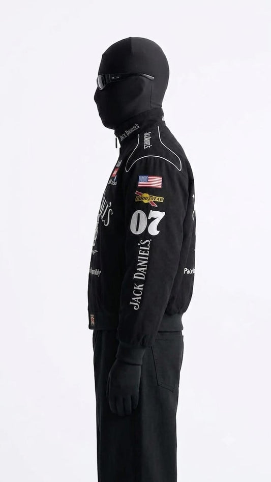 Jack Daniels Black Label Racing Jacket – Mercy Wear