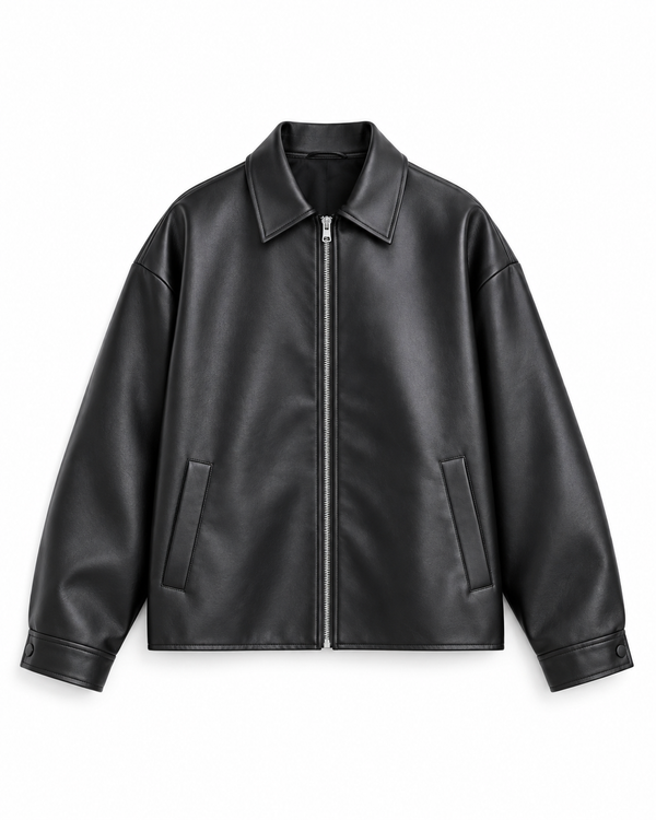 Black Leather Jacket for Men – Sleek, Stylish, Street-Ready
