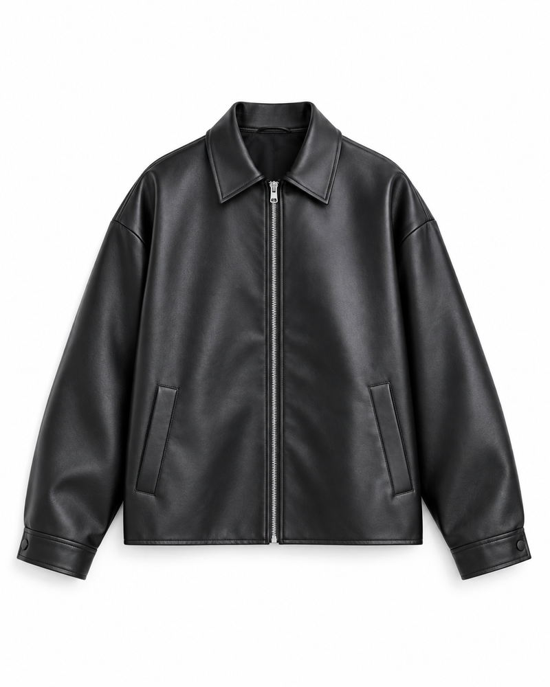 Black Leather Jacket for Men – Sleek, Stylish, Street-Ready