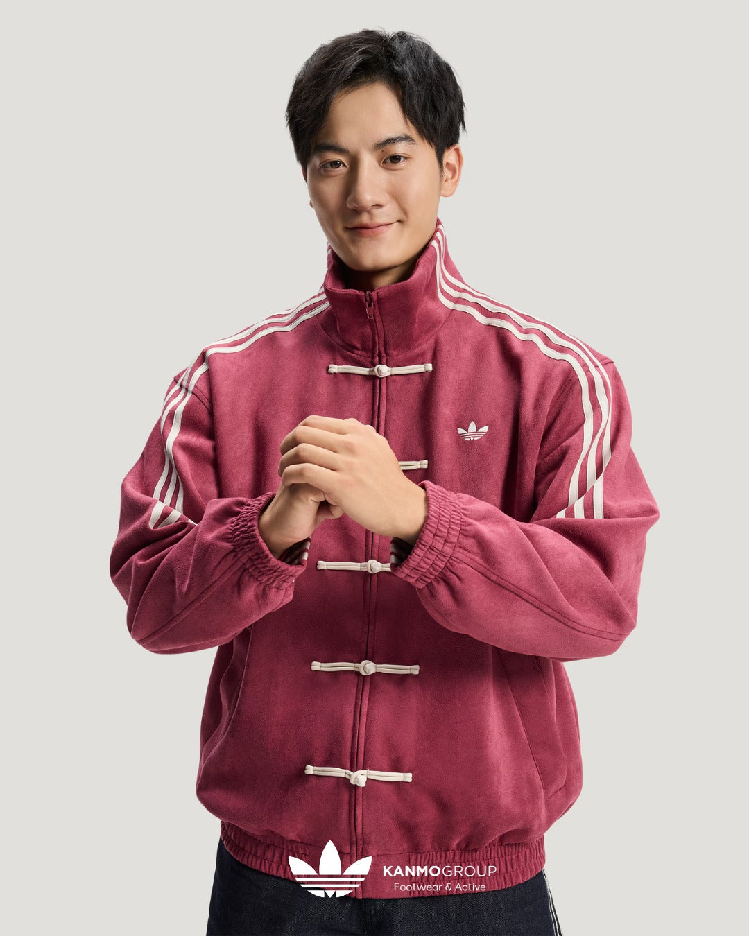 CNY Suede Maroon Jacket – Chinese New Year Urban Streetwear Edition