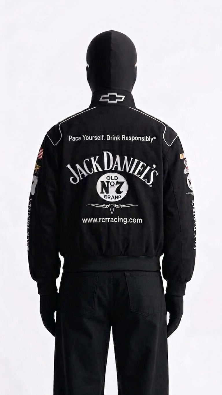 Jack Daniels Black Label Racing Jacket – Mercy Wear