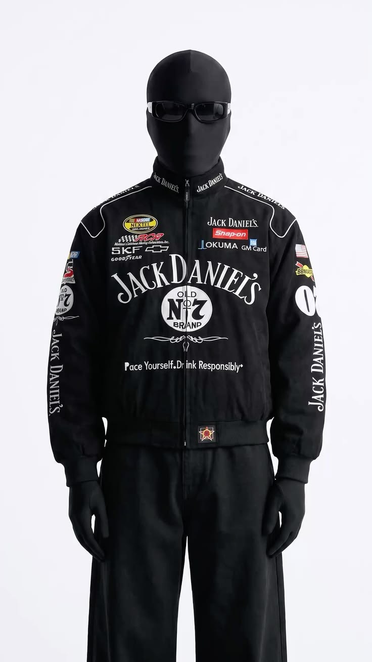Jack Daniels Black Label Racing Jacket – Mercy Wear