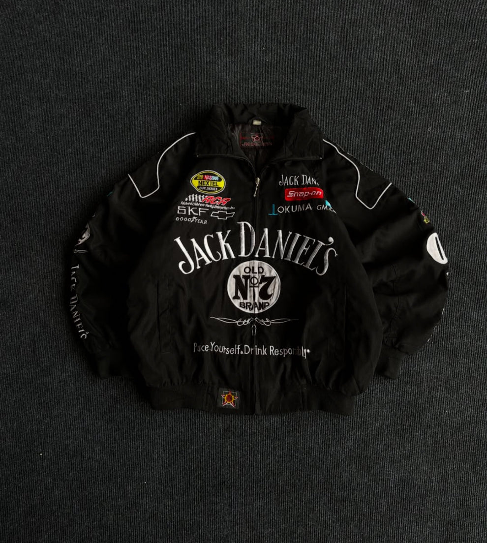 Jack Daniels Black Label Racing Jacket | Mercy Wear – Mercy wear