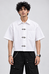 Clasp Essential White Shirt – Premium Oversized Streetwear Fit