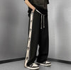 Y2K Harajuku Cross Print Baggy Track Pants – Wide Leg Streetwear
