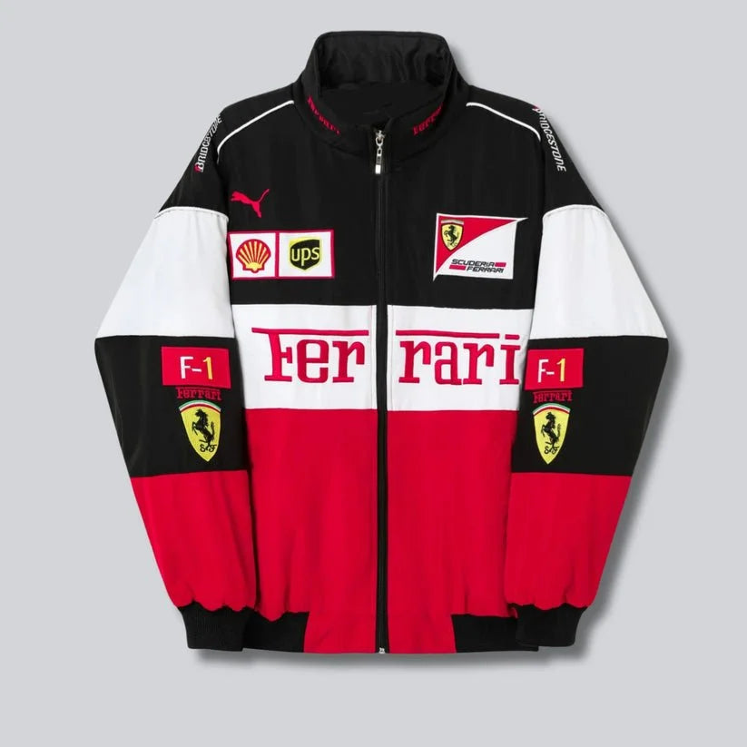 Vintage Ferrari Racing Jacket | Embrace Iconic F1 Style – Mercy wear