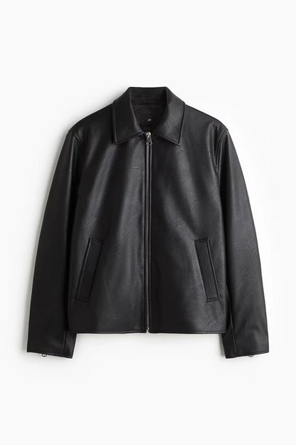 Ferrari Racing Jacket + Black Leather Jacket | Premium Streetwear