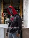 Unleash Your Spidey Style: Mercywear Double Cap Spider-Man Hoodie