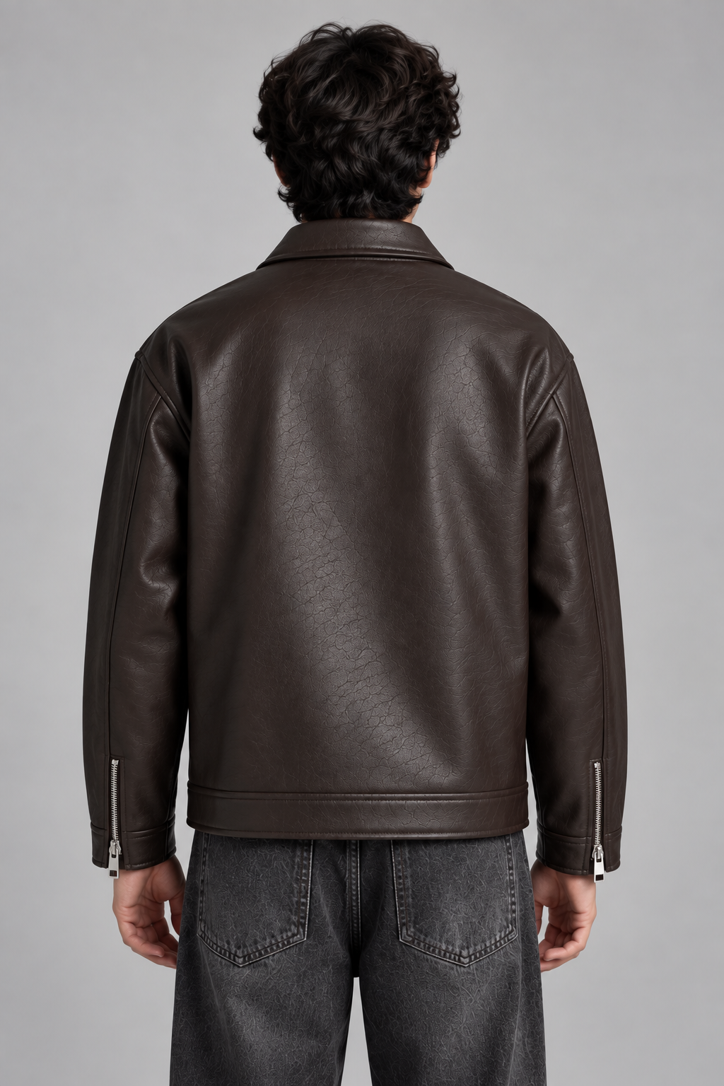 Brown Leather Jacket – Premium Streetwear Jacket for Men & Women