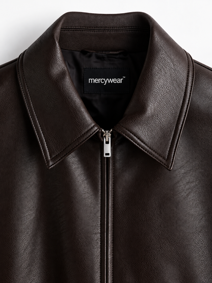Brown Leather Jacket – Premium Streetwear Jacket for Men & Women