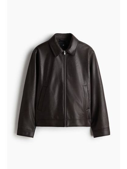 Brown Leather Jacket – Premium Streetwear Jacket for Men & Women