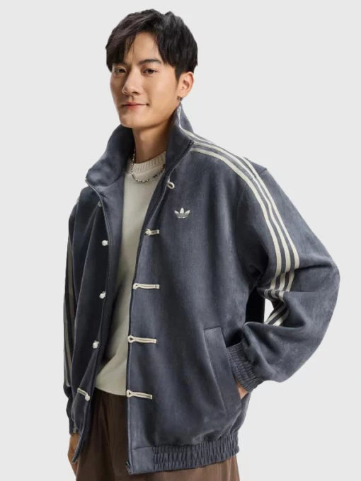 MercyWear suede finish jacket back design with relaxed fit
