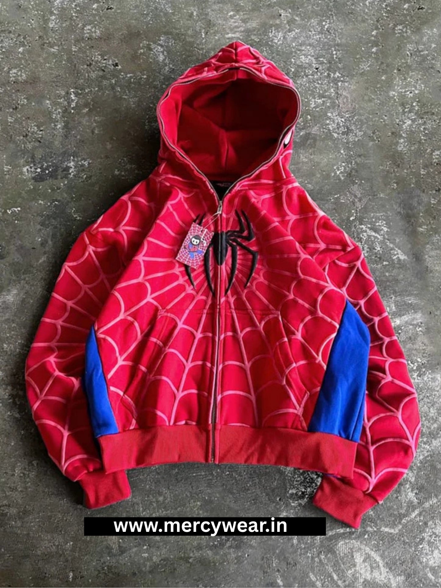 Spidey Society OG Red Zip-Up Jacket – Heroic Streetwear Redefined