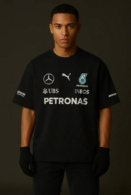 Nightdrive Precision Tee – AMG Black Edition | Premium Streetwear T-Shirt