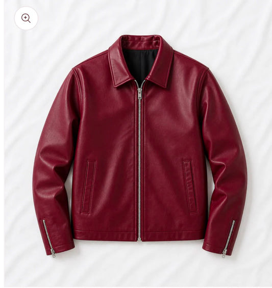 Jack Daniel Racing Jacket + Maroon Leather Jacket Unisex combo | Premium Streetwear