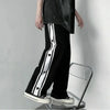 Aesthetic Heart-Print Baggy Track Pants – Unisex Streetwear Essential