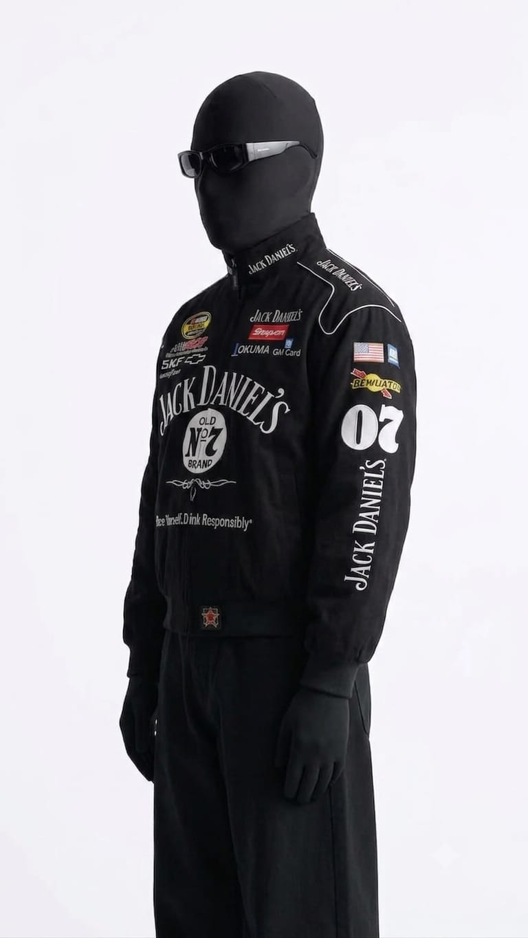 Jack Daniels Black Label Racing Jacket – Mercy Wear