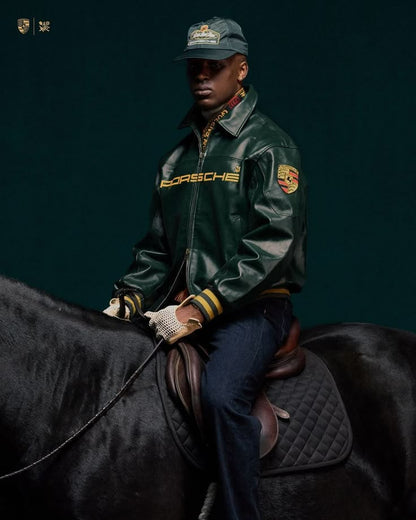 Porsche Vintage Leather Jacket – Timeless Motorsport Style