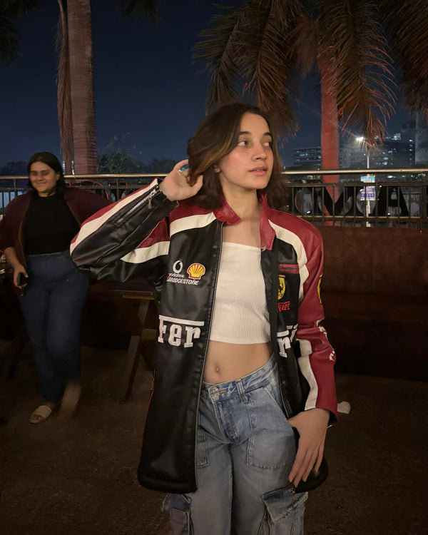 Ferrari Racing Jacket – Unisex F1 Streetwear Edition by Mercy Wear