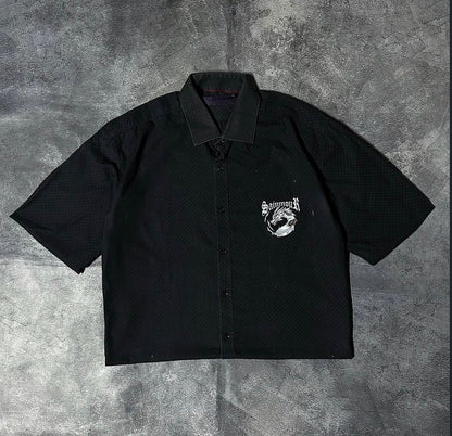 Celestial Dragon graphic oversized shirt front view streetwear style