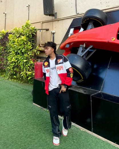 Ferrari F1 Vintage Racer Jacket | Classic Motorsport Fashion