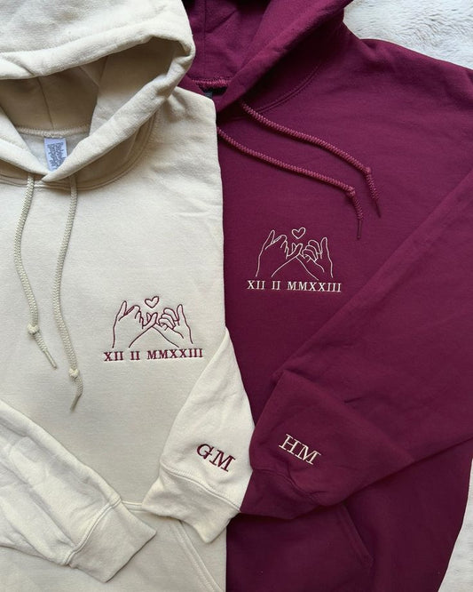 Design Your Own Matching Couple Hoodies – Personalized Duo Look