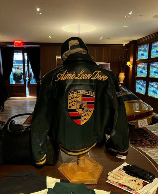 Porsche Vintage Leather Jacket – Timeless Motorsport Style