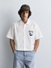 Mercy White Oversized Eyeball Graphic Shirt – Premium Streetwear Edition