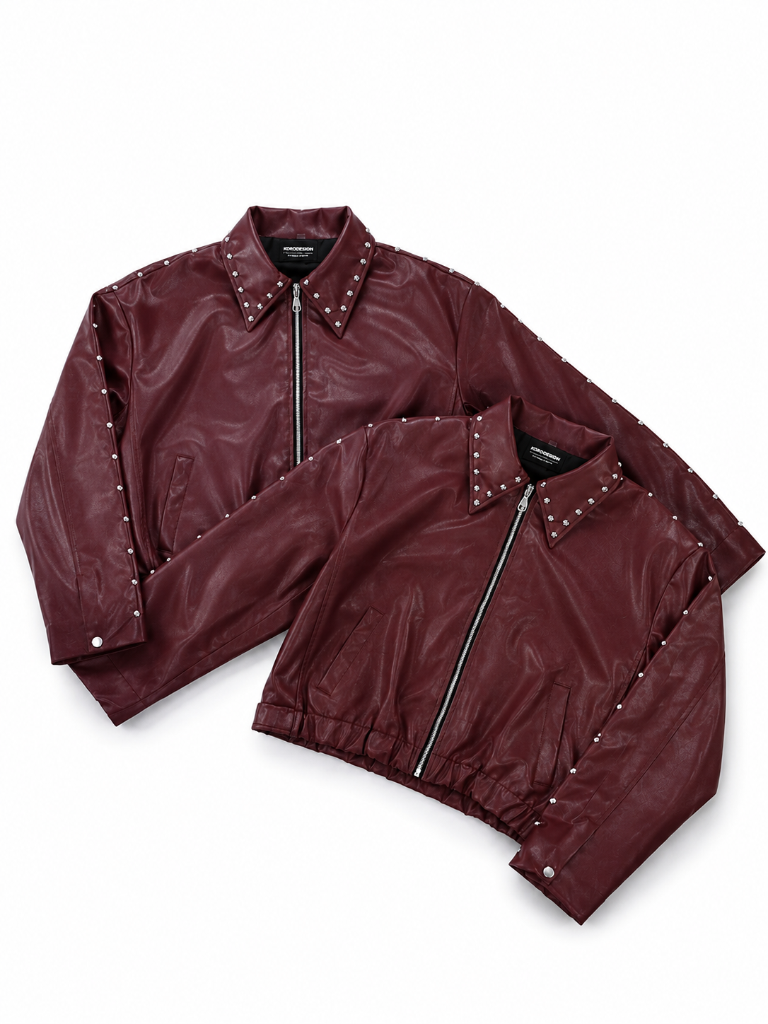 Mercywear Ironbite black studded cropped jacket