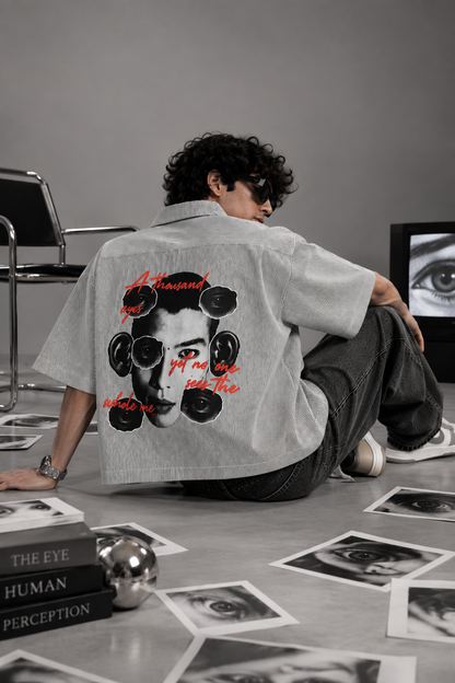 Artistic eye graphic streetwear shirt by Mercywear