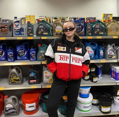 Ferrari F1 Vintage Racer Jacket | Classic Motorsport Fashion