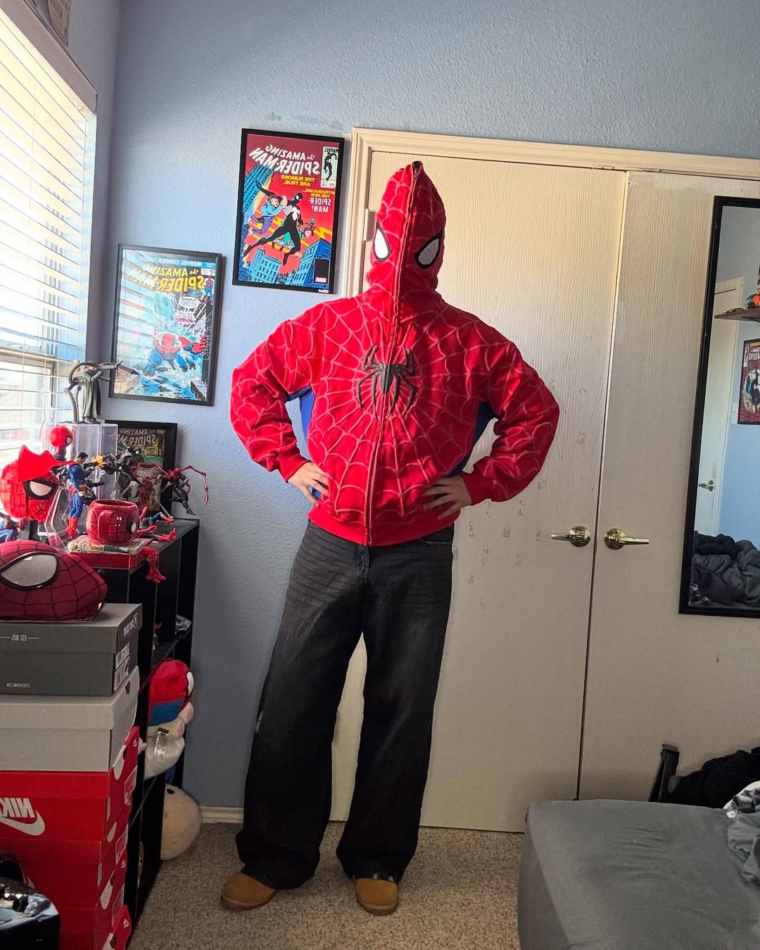 Spidey Society OG Red Zip-Up Jacket – Heroic Streetwear Redefined