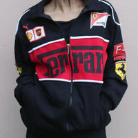Ferrari F1 Vintage Racing Jacket for Women | Iconic Motorsport Style