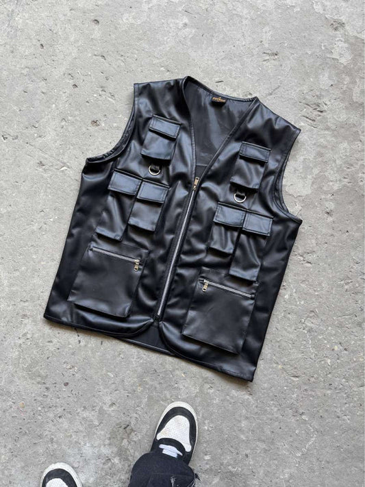 Tactical Streetwear Reloaded – Elite Utility Leather Vest