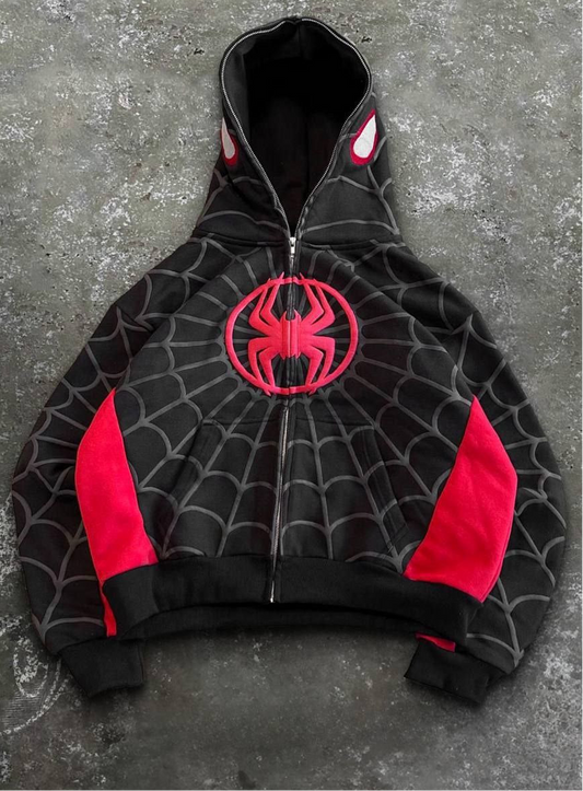 Spidey Society OG Black Zip-Up Jacket – Shadow Edition